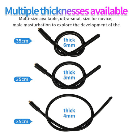 Electric Stimulation Urethral Dilator Shock Horse Eye Rod Silicone Penis Plug Man Masturbation Set Delayed Ejaculation Sm Toys