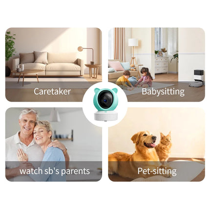 Danmini 2.4G 5 Inch Baby Monitor Tuya App Remote Control 1080P Camera Video Two-way Intercom Motion Detection Wireless Monitors