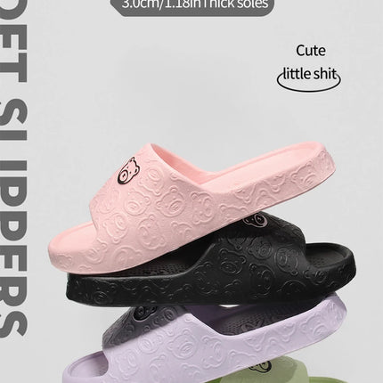 Non-slip Slippers Female Outer Wear 2024 New Bathroom Bathroom Indoor Home Sandals Female Summer Eva