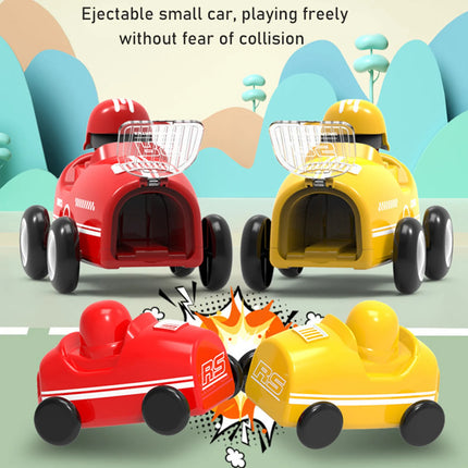 Baby Cartoon Toy Car Mini Press Go Ejector Vehicles Inertia Pull Back Cars Montessori Early Education Crawling Toys for Toddlers