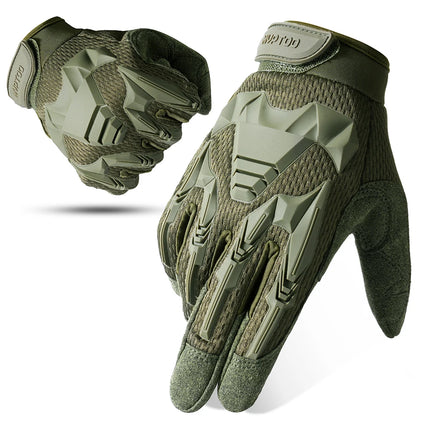 Camo Tactical Gloves Men Outdoor Hunting Hiking Climbing Sports Camping Combat Anti-skid Cycling Bike Full Finger Mittens Women