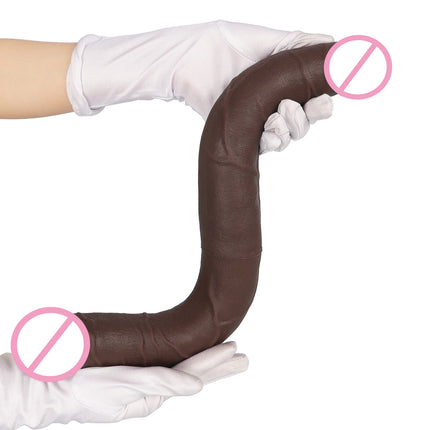 Silicone Double Headed Dildo Strap On Thick Penis Masturbator Big Cock Adult Lesbian Sex Toys Anal Dildo Vaginal Anus Stimulator