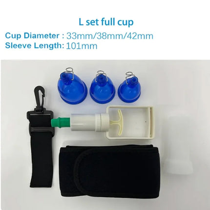 Male Penis Extender Vacuum Cup Set Glans Extension Penise Master Pump Sleeve Belt For Men Stretcher Enhancement Adult Product