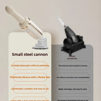 Automatic retractable vibrator love egg pumping gun machine multifunctional vibration stick av stick female erotic masturbation