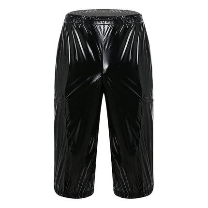 Men Waterproof Jogging Pants Built-in Briefs Boxer Shorts for Jazz Dance Workout Beach Cycling Wear Sports Trousers Long Pants