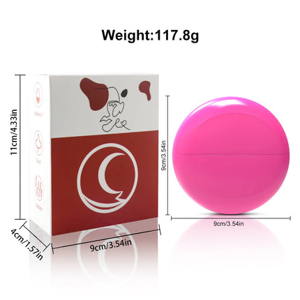 Moonlight Box Silicone Suction Vibrating Egg, Quiet Rechargeable Clitoral Massager for Women