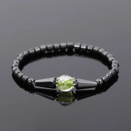 Magnetic Weight Loss Effective Anklet Bracelet Black Gallstone Hematite Stimulating Acupoints Therapy Arthritis Pain Relief