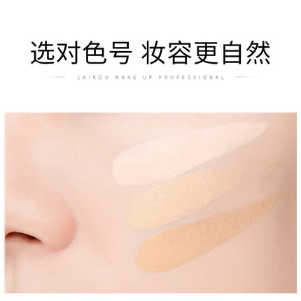 LAIKOU Foundation Concealer 40g Foundation Makeup Base Face Cream Liquid  Moisturizer Oil control Maquiagem  With MakeUp
