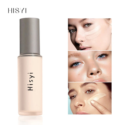 Liquid foundation naturally brightens makeup, it's not easy to get stuck. Powder isolation bb cream, plain face cream, concealer