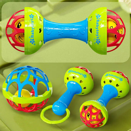 1/3pcs Multiple combinations of drum, bell, and ball toys for Youngsters， can promote their hearing development