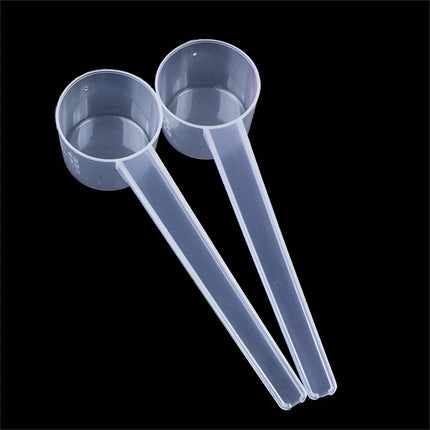 1Pc 5g Measuring Spoon for Liquid Sugar Coffee Protein Milk Powder Plastic Flat Bottom Scoop Home Kitchen Gadgets