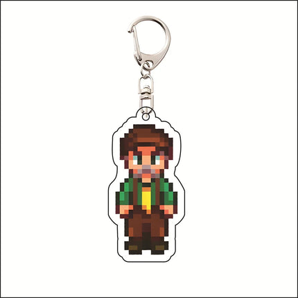 Stardew Valley 5cm Acrylic keychain Cute Desktop Ornament Collectible  Gift in Stock Action Figure Toy Accept customization