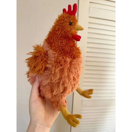 New Simulation Hen & Rooster Plush Doll Soft Stuffed Animal Toy Creative Kids Gift for Children