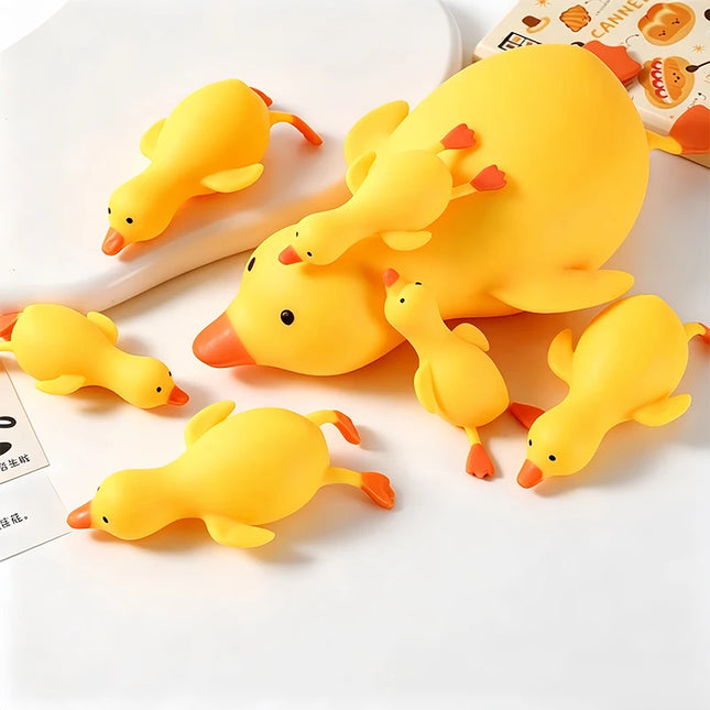 Antistress Duck Squishy Fidget Toys Cute Animal Duck Slow-Rebound Squeeze Toy Decompression Stretch Toys for Friends Best Gift