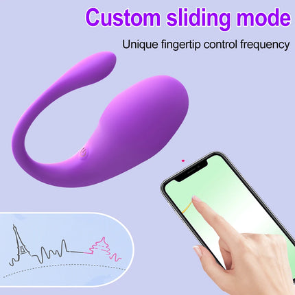 Wearable G-dot Love Egg Wireless Bluetooth Dildo Vibrator Egg APP for Female Control Clitoral Stimulator Adult Happy Massage Toy