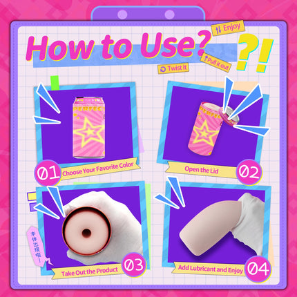 YUU Sex Toys Male Hidden Canned Masturbation Cup VER.2 Soft STPE Artificial Pocket Pussy Masturbators for Men Onahole 7 Colors