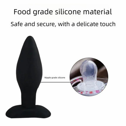 3 Sizes Silicone Anal Plug Set Wearable Butt Plug Stimulation Anus Masturbator G Spot Massage Dildo Sex Toy for Man Women