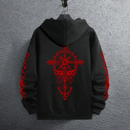 2025 Brand New Black Sweatshirts Autumn Winter Male Daily Casual Sporty Jogging Hoodie Men's Outwear Fashion Pullover