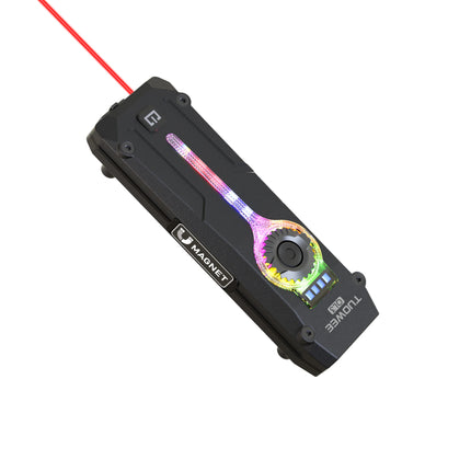 Rechargeable EDC Flat Pro Flashlight with Red Laser, RGB light, UV And LED Combo, Portable Pocket Lights, Outdoors Emergency