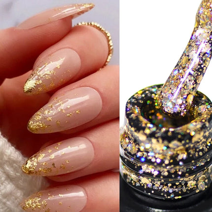 7ml Thermal Gel Nail Polish 3 Layers Temperature Color Changing Gel Winter Grey Semi Permanent Soak Off Nails Art UV Gel Varnish