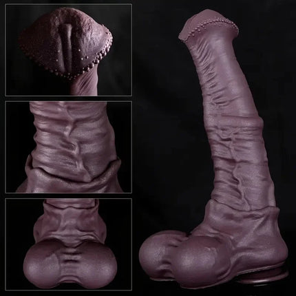 Dildo Horse Dick Anal Plug in Four Colors Noctilucent Butt Sex Toys Prostate G-spot Massager Anal Penetration Men Masturbator 18