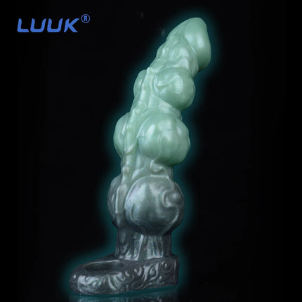 LUUK 3 Kont Penis Extender Sleeve With Cock Ring Liquid Silicone Penis Sleeve Reusable Comdom Sex Toys for Man