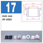17mm / 10Pcs(Black)