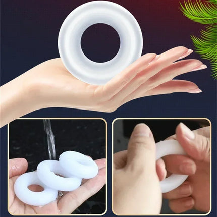3pse/set Penis Ring Men Delay Ejaculation Erection Cockring Adult Toys for Couple Sex Toy Penisring Man Dick Enlarger Cock Rings