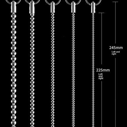 Stainless Steel Urethral Sound Dilators Penis Plug Insert Stimulation Catheter Beads Male Masturbator Horse Eye Sticks BDSM