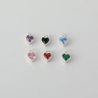 S925 black zircon / 3.6x7.5x9.2mm