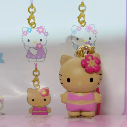 Sanrio Hello Kitty Blind Box Toys Cute MIni Black Skinned Long Legs Unicorn Mermaid Kt Cat Doll Pendant Toys Collect Ornaments