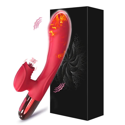 Powerful Vibrator for Women with Tongue Licking Clitoris Stimulator Female Masturbator G Spot Dildo  Adults Goods Sex Toys