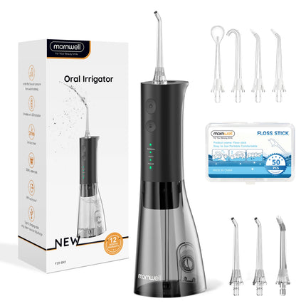 New Water Floss F29/D52 Portable Water Flosser USB Rechargeable Oral Water Jet Pick Flosser 4 Jet Tip Teeth Cleaner