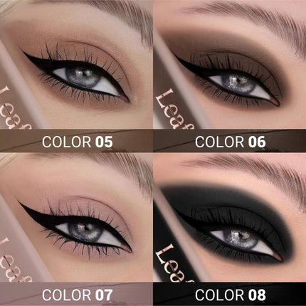 Eyes Makeup 8pcs Matt Liquid Eye Shadow Set Ice Cream Texture, Moist and Silky, Easy To Color and Long-lasting Natural Eyeshaow