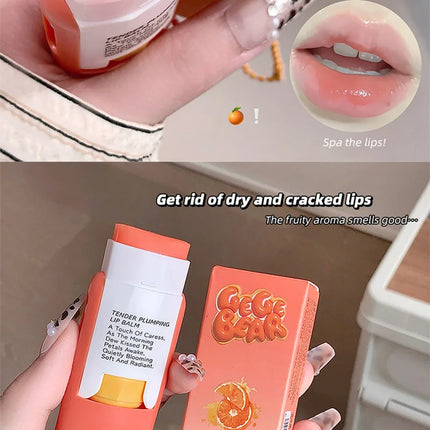 Gegebear Delicate and Moisturizing Lip Balm, Colorless Lip Care, Summer Moisturizing and Hydrating, Lipstick Primer, Lip Balm for Beauty, Moisturizing and Repairing, Anti-Dry and Anti-Cracking, Refreshing and Non-Sticky, Long