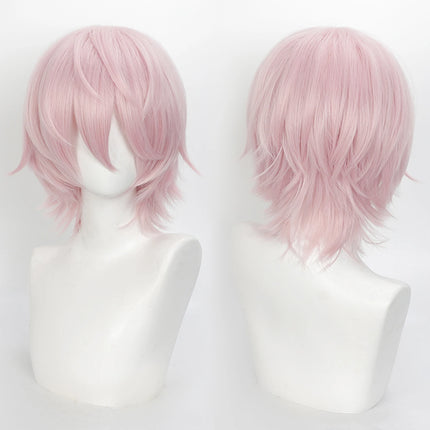 Cospaly Wigs Unisex Anime Wig 12cm/ 4.7 Inch Short Hair Wig Universal Costume Synthetic Wig with Bangs + Cap,for Party Festivals