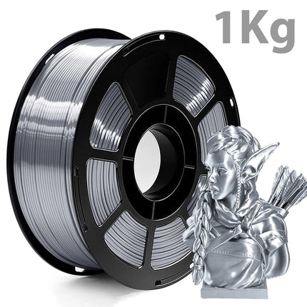 Silk PLA 3D Filament Wire 1.75mm Spool Wire 3D Printer Material 250g,500g,1kg 3D Print Refills, Filament wire Vacuum Packaging