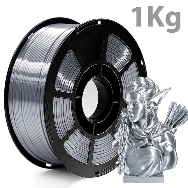 Silk PLA 3D Filament Wire 1.75mm Spool Wire 3D Printer Material 250g,500g,1kg 3D Print Refills, Filament wire Vacuum Packaging