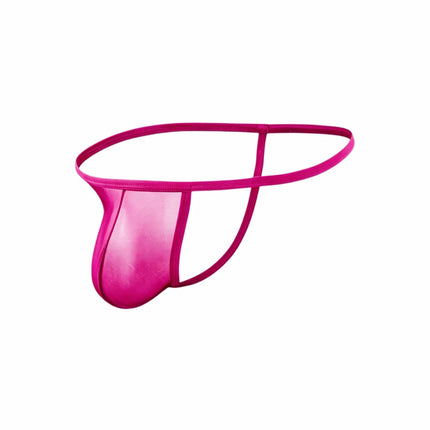 1pc Men's Sexy Underwear, Ice Silk Cool Thongs & G-strings, Mesh Breathable Comfy High Elastic Thongs Underpants, Thongs
