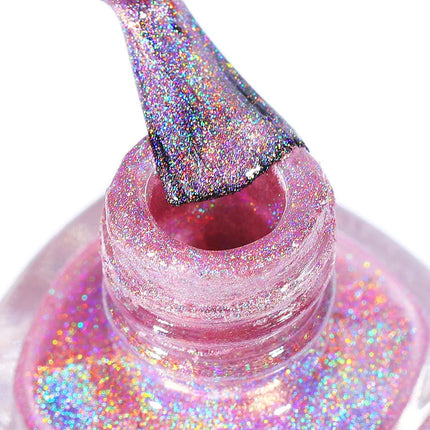 Misscheering 7ml Nail Gel Polish Glitter Laser Nail Polish Colorful Sparkling Sequins Soak Off  Varnish Nail Art Decoration