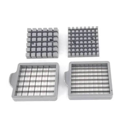 Silver 64 Hole 36 Hole Potato Slicer High Quality PP French Fries Slicer Blade Vegetable Shredder Meat Chopper Blade