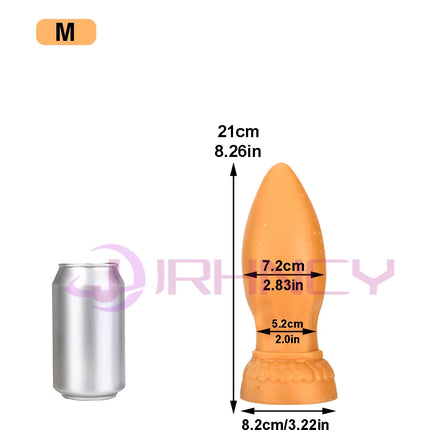 11cm Huge Anal Plug Soft Liquid Silicone Thick Butt Plug 18+ Sex Toys For Women Men Gay Prostate Anal Dildos Masturbation