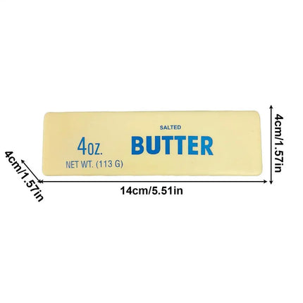 Fidget Squeeze Toy Butter Stick Slow Rise Squeeze Toys Realistic Sticky Butter Soft Fake Food Scented Sensory Fidget Toys