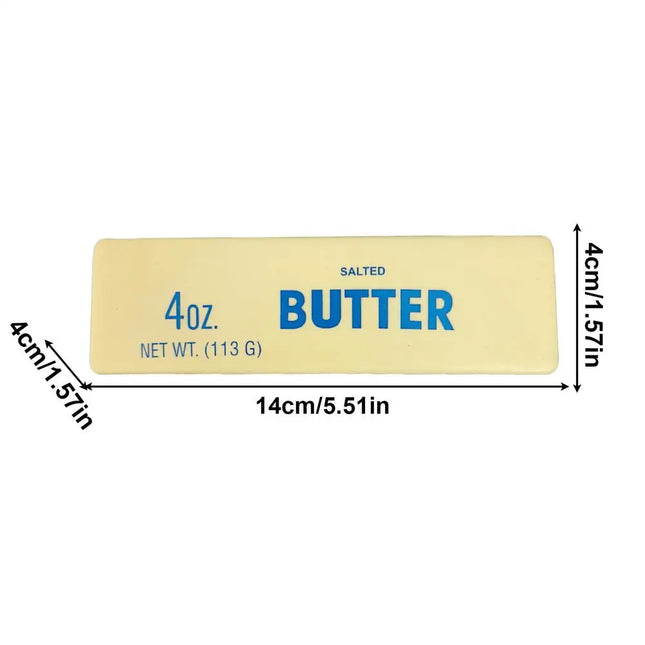 Fidget Squeeze Toy Butter Stick Slow Rise Squeeze Toys Realistic Sticky Butter Soft Fake Food Scented Sensory Fidget Toys