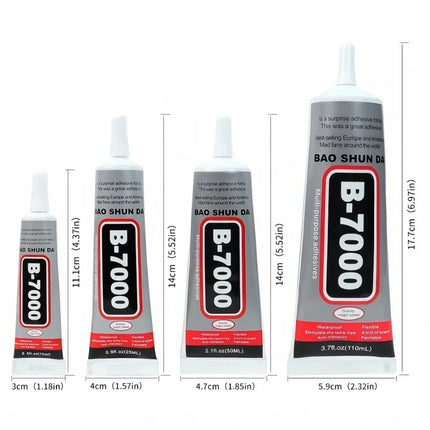 15/25/50/110ML Multi-Purpose Clear Strong Glue Adhesive Universal Phone Repair Glue DIY Jewelry Makings Repair Glue B7000 Glue