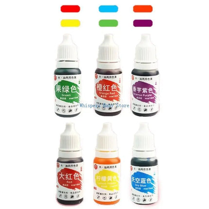 U90E 10ml Coloring Liquid Dye Pigment Baking Fondant Cooking Colorant