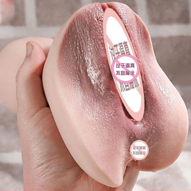 Male Masturbator Real Vagina Anal Sex Toys Realistic Vulva Pocket Pussy Sex Toys for Men Adult 18 Products Penis Stimulator Shop