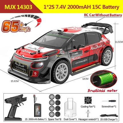 Hyper Go MJX 14304 14303 C3 RC Drift Car for Adults with Gyro 4WD RTR High Speed Remote Control Drifting Racing Car Brushless﻿