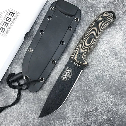NEW ESEE-5 Fixed Blade Knife D2 Blade G10 Handle High Quality Outdoor EDC Camping Hiking Hunting Survival Tools Pocket Knife