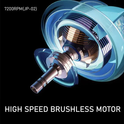 JUCAI JP02 Ttrimmer for Men DLC T-Blade Brushless Motor 7200RPM with Base Charger Hair Trimmer Professional Hair Cutting Machine